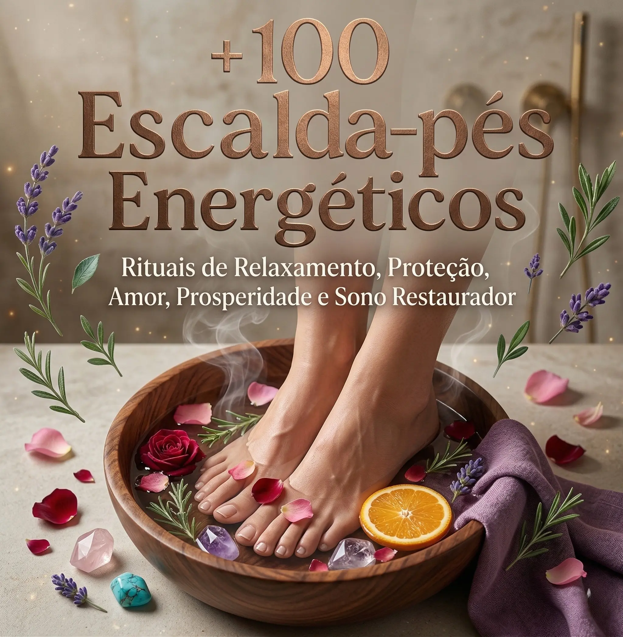 +100 Escalda-pés Energéticos